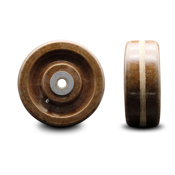 SCC - 8" High Temp Phenolic Wheel Only w/Roller Bearing- 3/4" Bore-2500 lbs Cpty